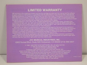 Boulder Dash (Nintendo | NES) SOLO MANUALE autentico