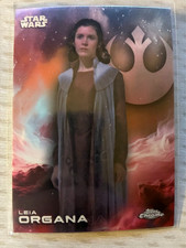 2025 Topps Chrome Star Wars 80 Leia Organa
