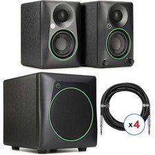 Mackie CR3.5 3.5-inch Powered Studio Monitors with Subwoofer