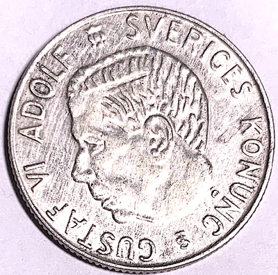 Best Seller: Sweden 1 Krona Silver 1960 & 1961 (KM#826