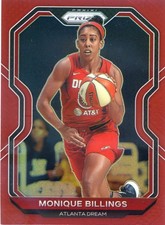 2021 Panini Prizm WNBA Red #/299 NO.5 Monique Billings - Atlanta Dream