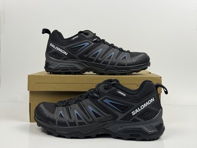 Salomon X Ultra Pioneer Hiking Shoe Men's Size 8 Black/Magnet/Bluesteel 416708