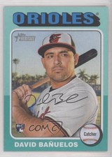 2024 Topps Heritage High Number SP Aqua Border David Banuelos Bañuelos #715 19n6