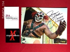 Samoa Joe autographed signed 8x10 photo Twisted Metal Sweet Tooth WWE AEW JSA