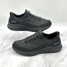 Skechers Slip-ins Cozy Fit Shoes Mens Size 15 Black Walking Sneakers SN 232619