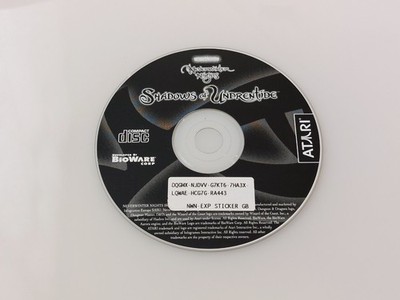Neverwinter Nights: Shadows of Undrentide, Atari, PC [N1]-A