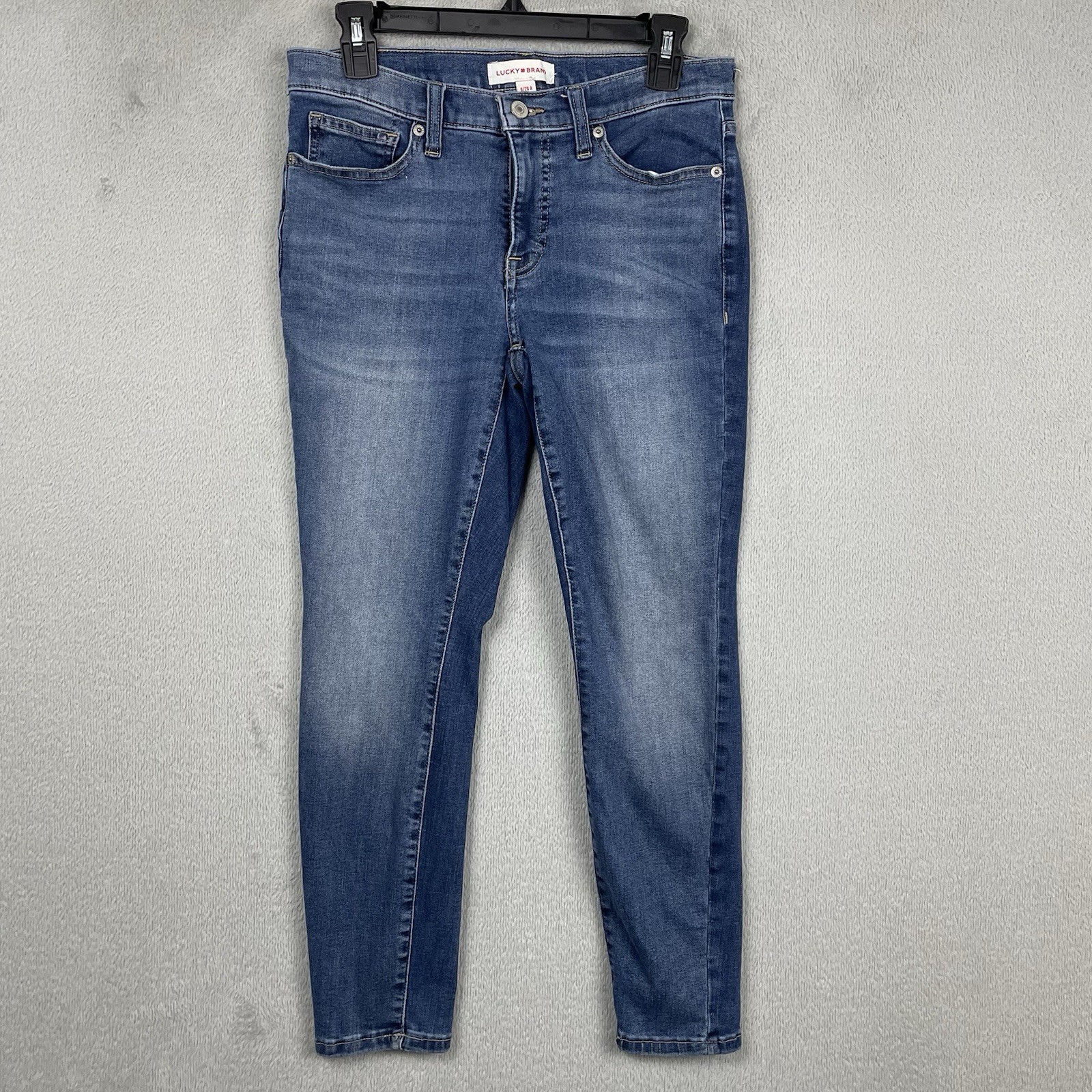 Womens Size 6/28 Blue Denim Stretch Dark Wash