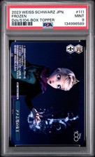 PSA 9 Mint 2023 Weiss Schwarz Disney 100 #111 Elsa DDS/S104 Frozen Box Topper