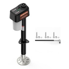 7500lbs Electric Trailer Jack Lift w/ LED Power Tongue Jack For RV Travel Camper