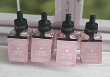bath and body works parisian pink roses wallflowers home fragrance refill x4