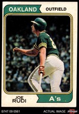 1974 Topps #264 Joe Rudi Athletics 5 - EX
