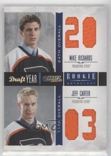 2011 Rookie Anthology Draft Year Combos Materials Jeff Carter Mike Richards n1u