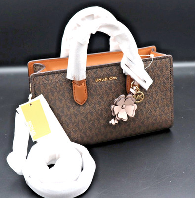 Michael Kors Scarlett Extra Small Crossbody Bag Brown -NWT