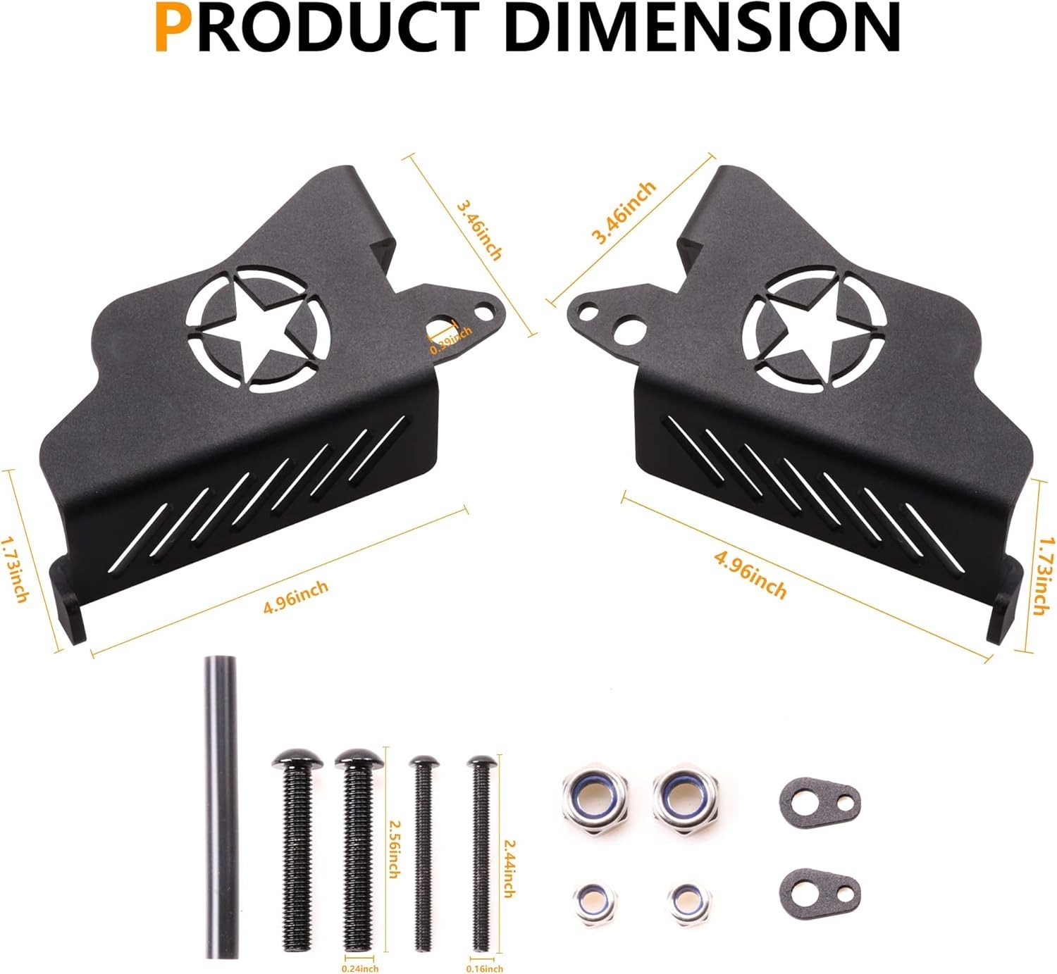 Foot Pegs for Jeep Wrangler Door Hinge Front Foot Peg Doors off for 2007-2025 Je thumbnail 7