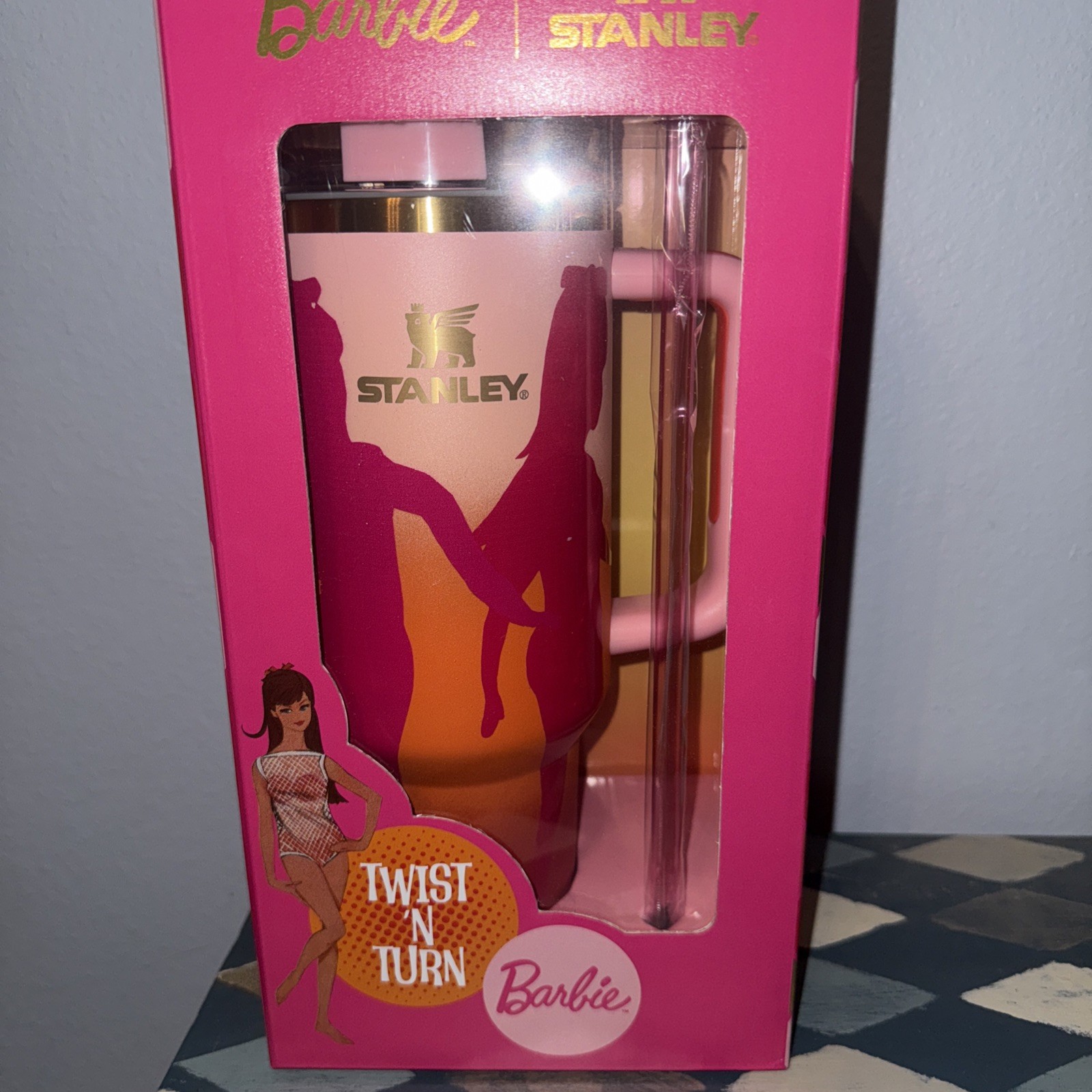 New Barbie x Stanley 40oz Tumbler Limited Edition Brand New