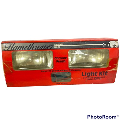 Aris Flamethrower Chrome Driving  Light Kit #1073k  NEW in Box READ