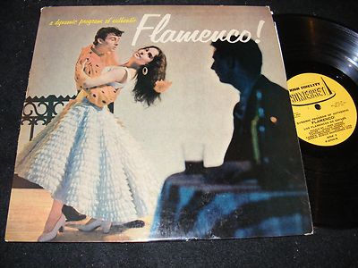 50s era A NIGHT OF FLAMENCO LP Displayable Cover SOMERSET Joaquin Serrano SPAIN