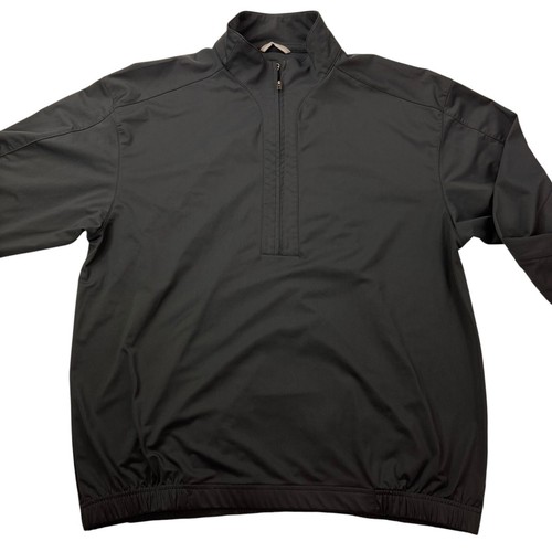 Nike Golf Mens Medium M Dri-Fit Black 1/4 Zip Pullover Long Sleeve Jacket - Picture 15 of 24