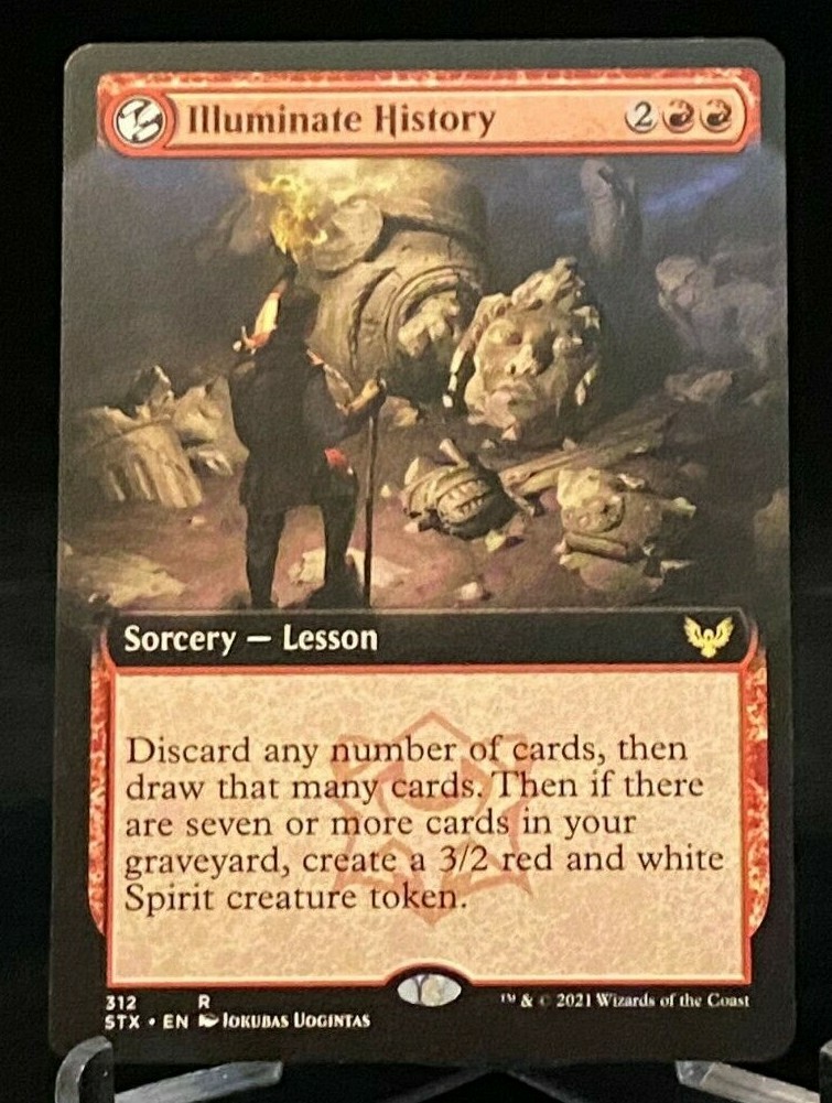 MTG Magic the Gathering Strixhaven Extended Art Illuminate History - Rare MTG Magic the Gathering Strixhaven Extended Art Illuminate History - Rare