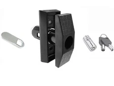  T Handle  Vending machine Pop up Vendo short quarter turn Black + lock 0585