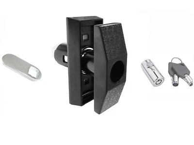 M LOCK T Handle Vending machine Pop up Vendo short quarter turn Black + lock 0585