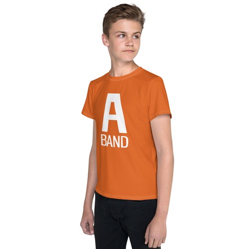 A BAND Youth crew neck t-shirt anime cosplay costume halloween top tee - Picture 5 of 33