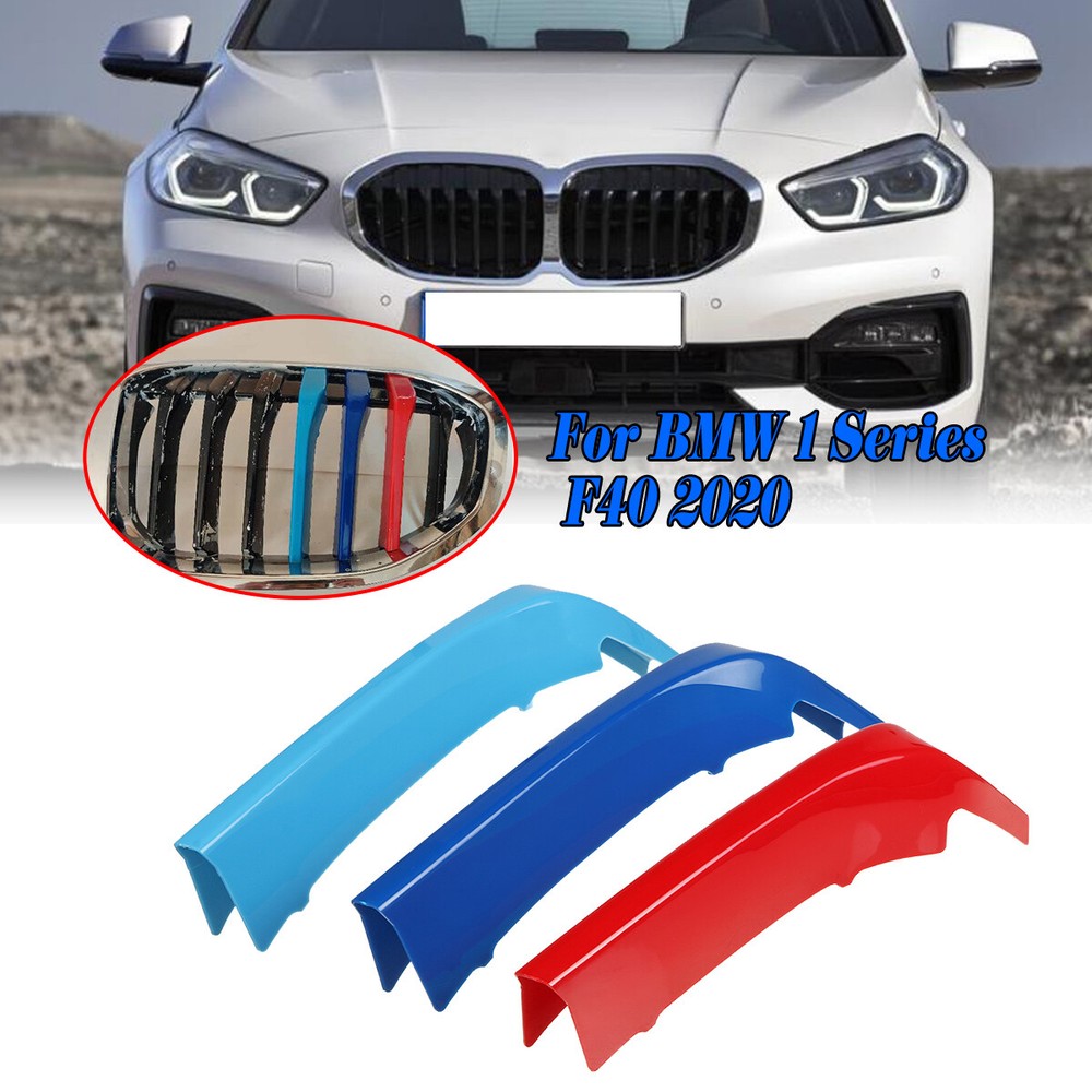 Front Grille Grill Cover Strips Clip Trim For BMW 1 Series F40 2020 Accessories