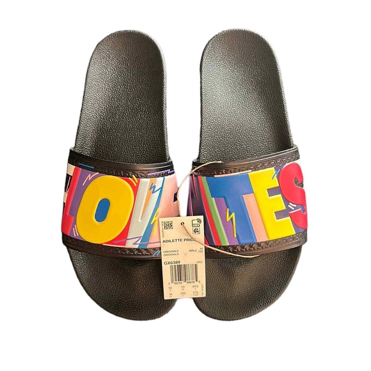 ADIDAS Adilette Pride Love Unites Sandals | eBay display picture 3