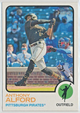 2022 Topps Heritage - Anthony Alford - Pittsburgh Pirates - Base - #22