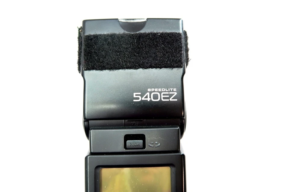 Электронная вспышка CANON SPEEDLITE 540EZ башмак крепление камеры вспышки ~ протестирован  - Изображение 2 из 4