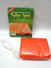 Coghlan's Lightweight Emergency Shelter Tube Tent, 2 Person, Ground Sheet/Tarp