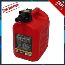 2.5 Gal Gas Can Portable Fuel Container No-Spill Child Resistant Faster Flow New