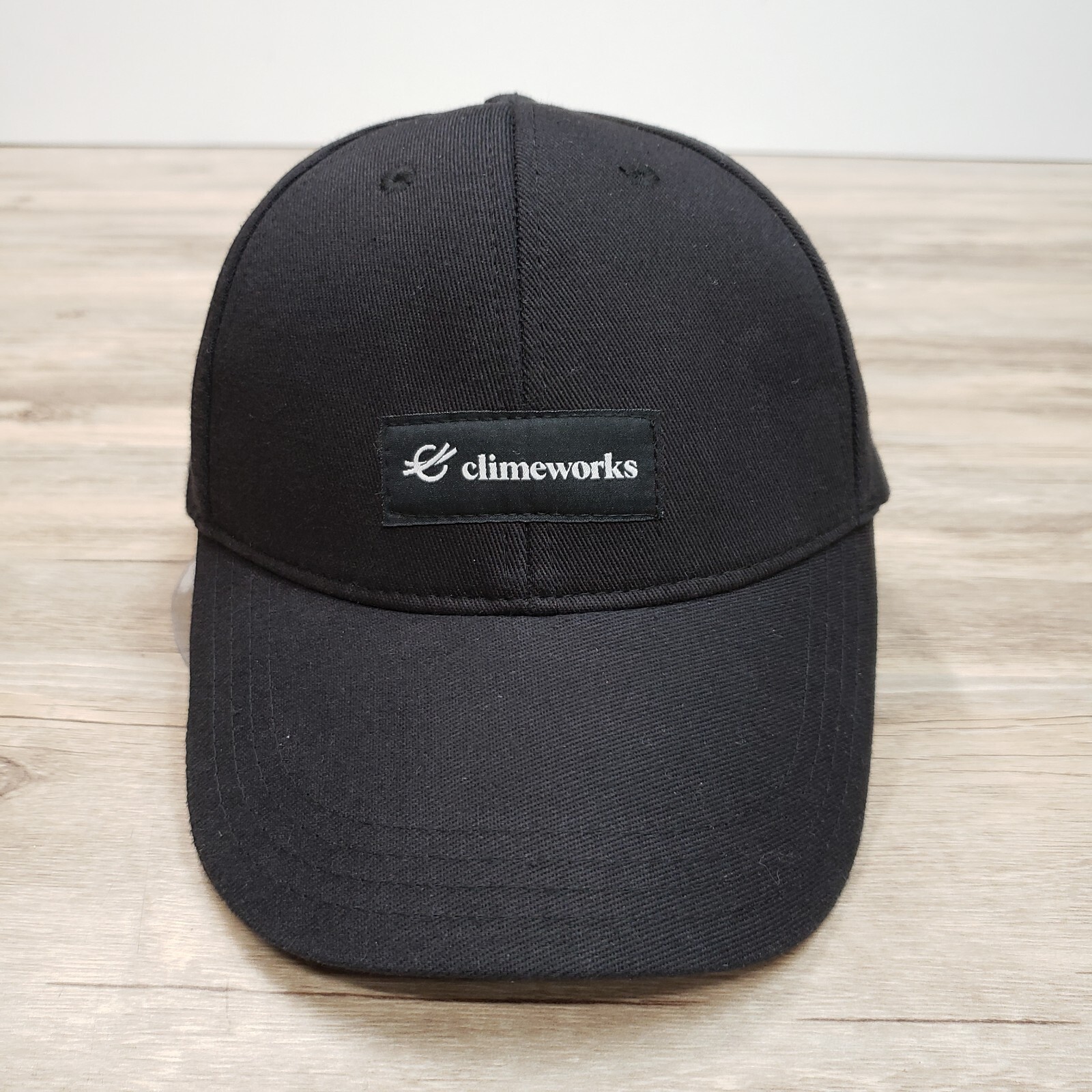 Climeworks Logo Hat Cap Strap Back Black Cotton C… - image 1