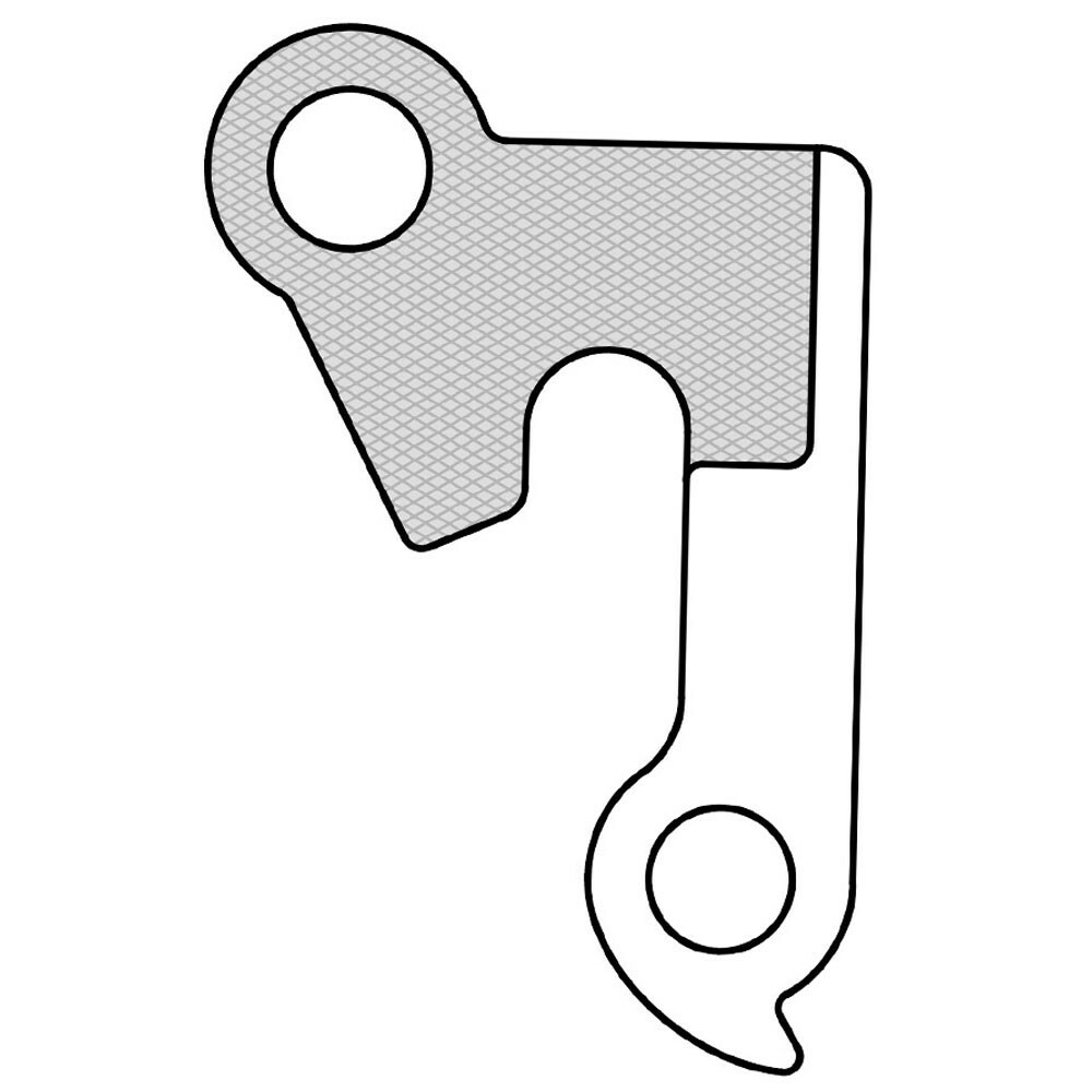 TerchPilet – Gancio Deragliatore Posteriore Per Bici GT, Modello ATIDH0021, In Lega Di Alluminio CNC, Argento, Per Aggressor, Zaskar, Avalanche E Altri - 2