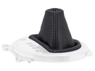 FOR AUDI TT 8J 2006-2014 DSG GEAR SHIFT BOOT GAITER LEATHER STITCHING BLACK