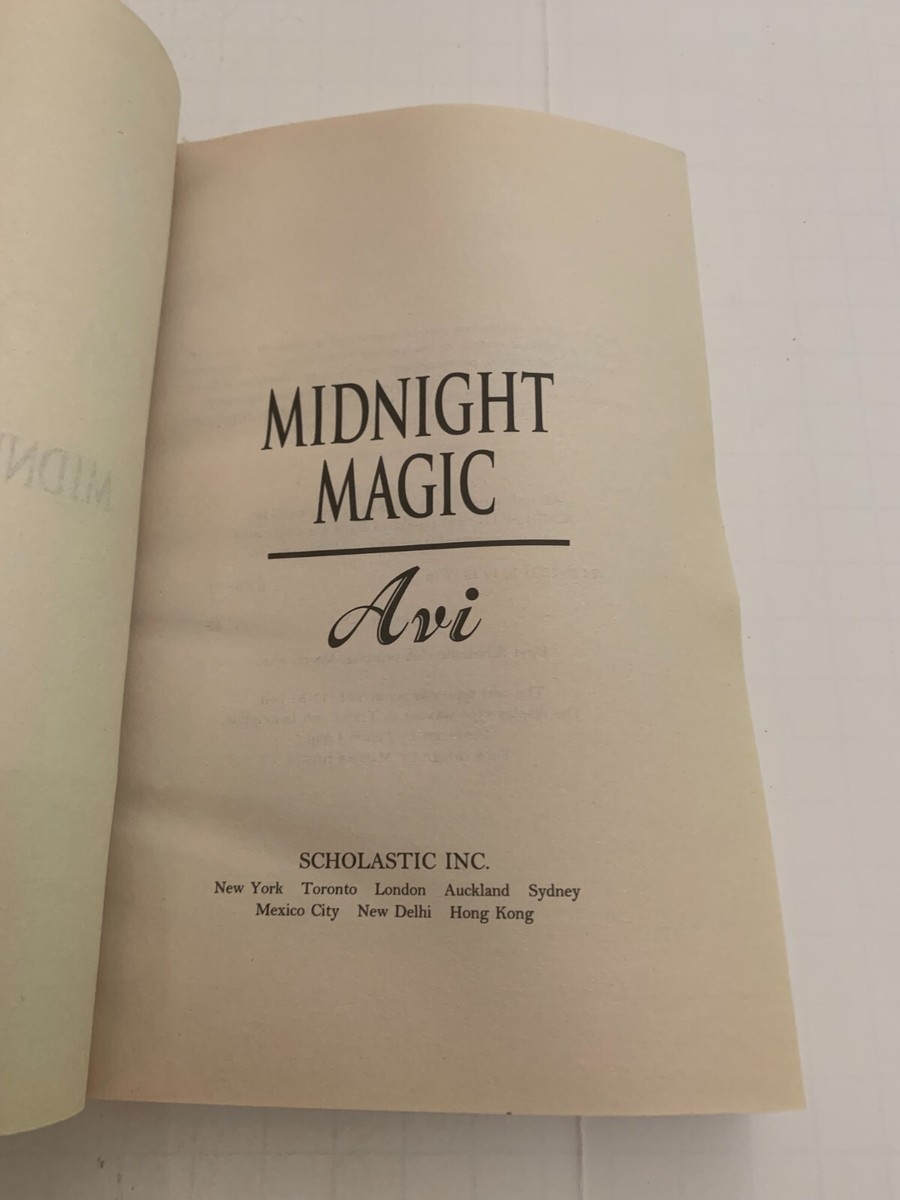 2000 Midnight Magic by Avi Scholastic Softcover | eBay