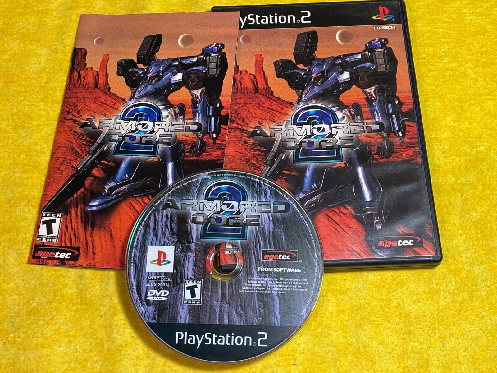 PS2 - NO GAME - Armored Core 2