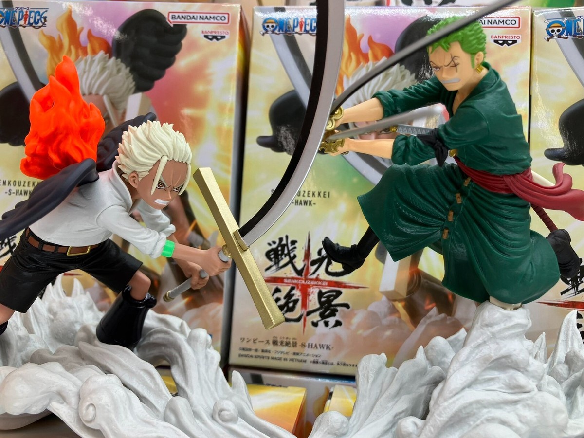 One Piece Senko Zekkei Figure Roronoa Zoro EGGHEAD ver. & S-Hawk