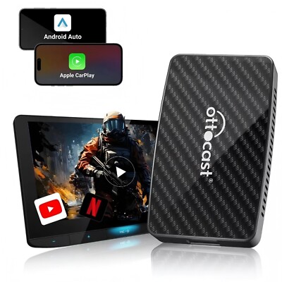 Ottocast 5 APP in 1 Carplay AiBox Wireless CarPlay/Android Auto Youtube&Netfliex