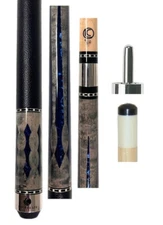 New Lucasi LZ2004GB-LTD Pool Cue - 12.75mm Zero Flex - Blue Pearl - 2025 Model