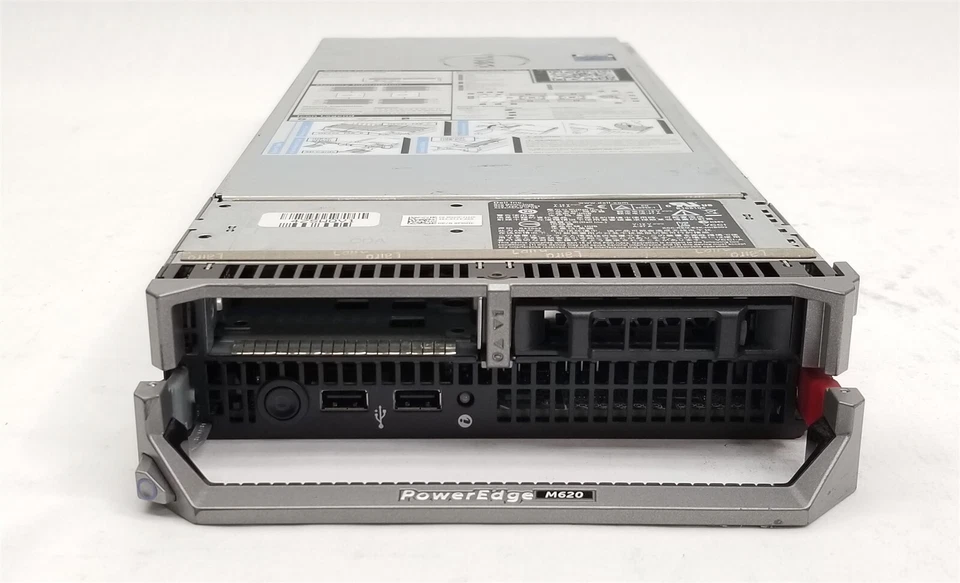 Dell PowerEdge M620 Blade Server F9HJC 2*E5-2650 8-Core 2GHz CPU 96GB RAM - Image 2 of 4