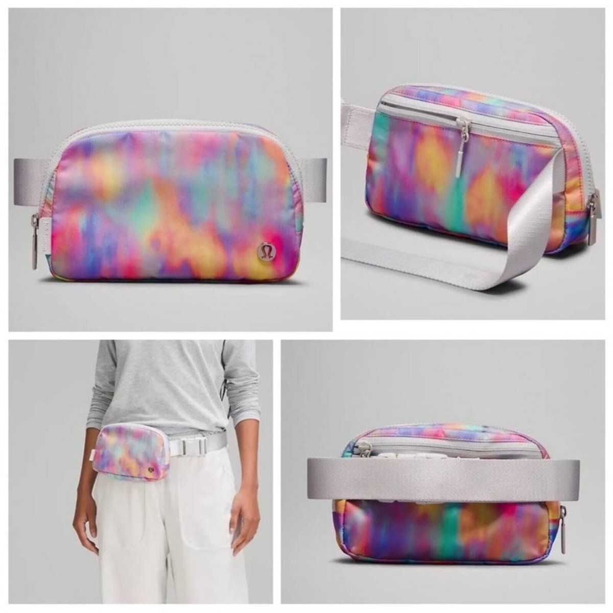 lululemon belt bag prism wash print multi/vapor NWT LULULEMON Everywhere Belt Bag 1L Prism Wash Print Multi/Vapor