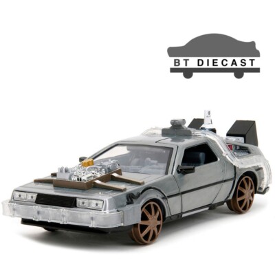 JADA BACK TO THE FUTURE PART III TIME MACHINE DMC DELOREAN TRAIN VER. 1/24 34996