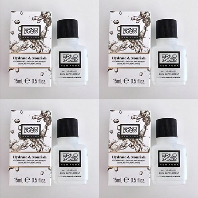 4Pcs x Erno Laszlo Hydrate & Nourish Hydraphel Skin Supplement Lotion 0.5oz 15mL