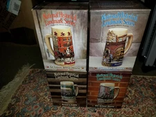 Anheuser Busch National Historical Landmark 4 Stein Set Boxed