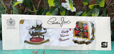 SEIDENTUCH Cornelia James Royal Memorabilia Lady Diana Spencer 80er Originalverpackt NEU