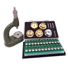 Watchmaker's Dual Purpose Jewelling Tool With Micrometric Screw & Pump Pusher