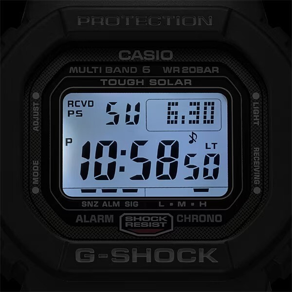 Casio G-SHOCK GW-5000U-1JF Solar Atomic Watch Screw Back JDM Made