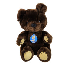 VINTAGE 1981 DAKIN BROWN THEODORE JOINTED TEDDY BEAR STUFFED ANIMAL PLUSH TOY