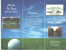Brochure, The Brier Patch Golf Links, Beckley WV 2019